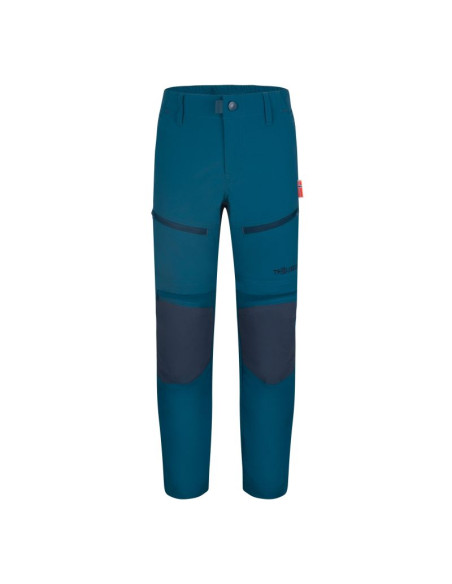 Spodnie trollkids nordfjord slim fit zip-off niebieski madeirowski (853-102)