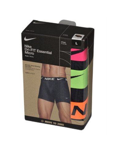 Nike bokserki męskie majtki 3 szt. czarne - 0000ke1156-bav