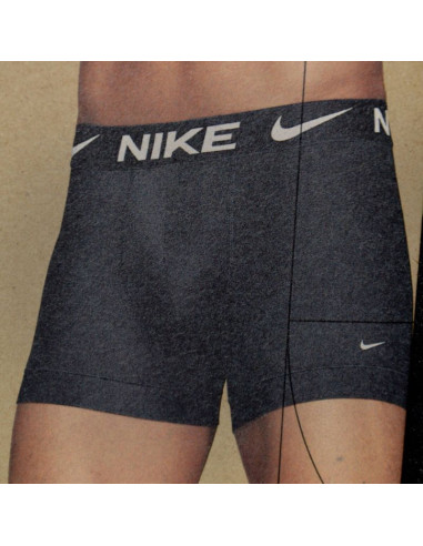 Nike bokserki męskie majtki 3 szt. czarne - 0000ke1156-bav