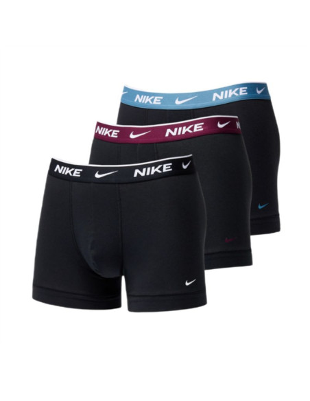 Męskie bokserki nike dri-fit everyday cotton stretch trunk 3-pack - 0000ke1008-hwx