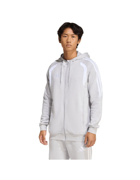 Bluza męska adidas tiro 26 league sweat full zip hoody szara kf3319