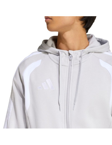 Bluza męska adidas tiro 26 league sweat full zip hoody szara kf3319