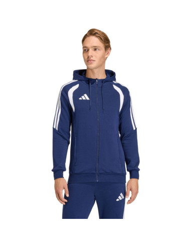 Bluza męska adidas tiro 26 league sweat full zip hoodie granatowa kf3320