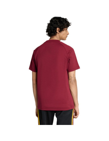 Koszulka męska adidas as roma originals tee bordowa jz7185