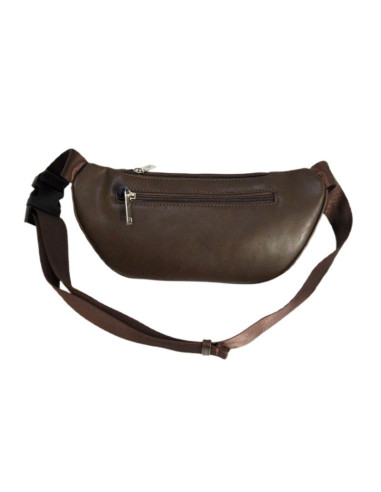 Saszetka męska nerka biodrowa aeronautica militare waist bag brązowa - am-393-moro