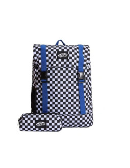 Plecak szkolny miejski vans utility backpack checkerboard + piórnik kratka - vn000psfy281
