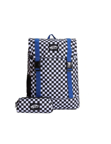 Plecak szkolny miejski vans utility backpack checkerboard + piórnik kratka - vn000psfy281