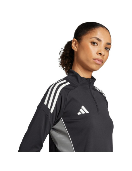 Bluza damska adidas tiro 25 competition training top czarno-szara jc6273