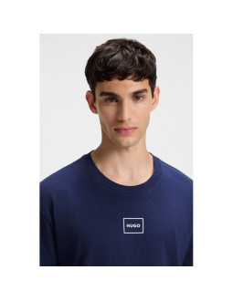 Koszulka męska do spania hugo loungewear laze azzurro (50525236-409) 2