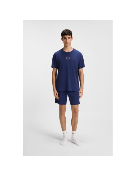 Koszulka męska do spania hugo loungewear laze azzurro (50525236-409)