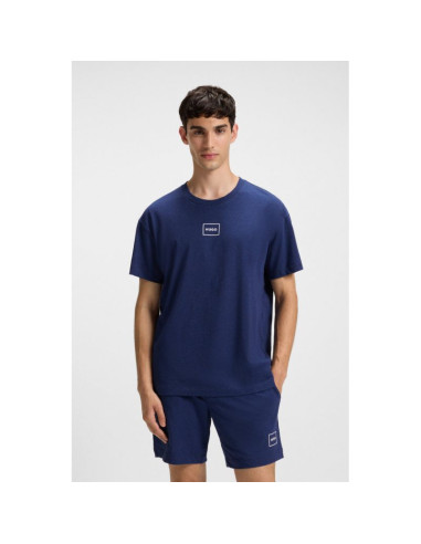 Koszulka męska do spania hugo loungewear laze azzurro (50525236-409)