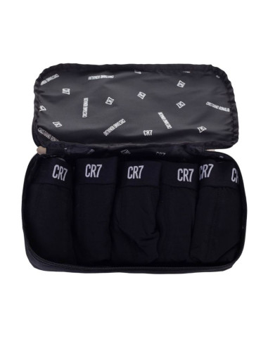 Bokserki męskie cr7 5 pak czarne na prezent - 8123-49-2902