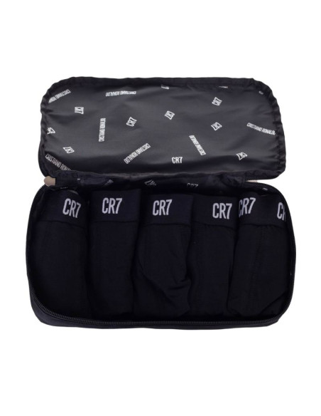 Bokserki męskie cr7 5 pak czarne na prezent - 8123-49-2902