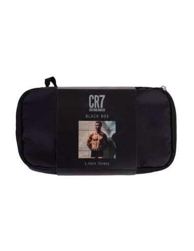 Bokserki męskie cr7 5 pak czarne na prezent - 8123-49-2902