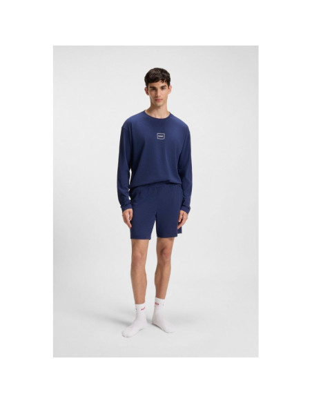 Spodenki męskie do spania hugo loungewear laze azzurro (50525247-409)