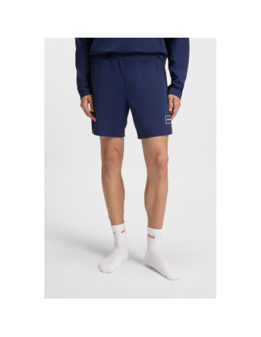 Spodenki męskie do spania hugo loungewear laze azzurro (50525247-409)