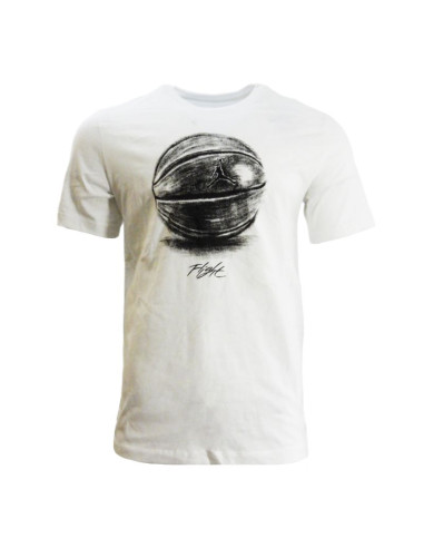 Koszulka męska air jordan graphic tee t-shirt biała - fz1993-100