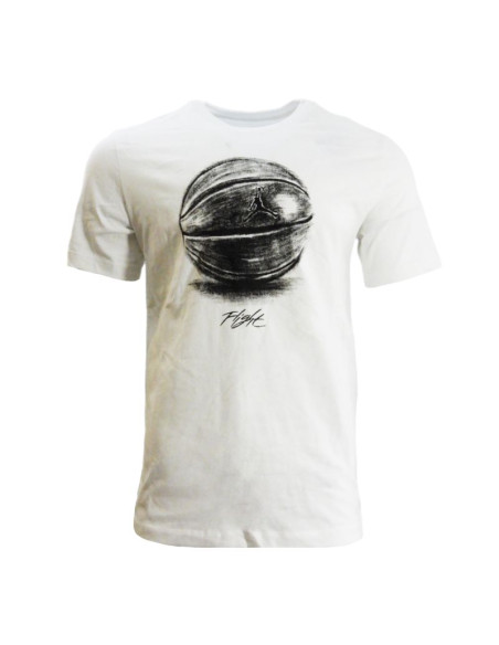 Koszulka męska air jordan graphic tee t-shirt biała - fz1993-100