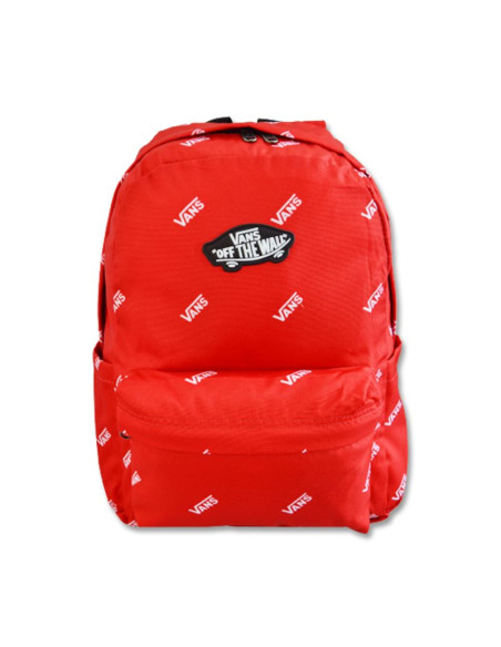 Plecak szkolny młodzieżowy vans new skool backpack 20l true red - vn0006280pz1
