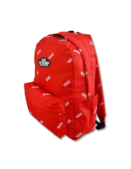 Plecak szkolny młodzieżowy vans new skool backpack 20l true red - vn0006280pz1