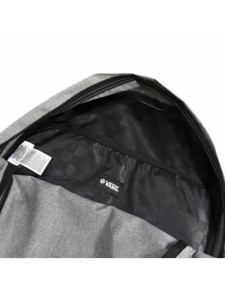 Plecak szkolny sportowy vans old skool h2o backpack heather suitin szary - vn000h4wkh71