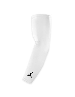 Rękaw opaska na łokieć arm shooter sleeves air jordan biały - 2 sztuki - jks04101