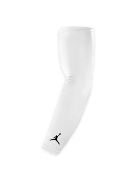 Rękaw opaska na łokieć arm shooter sleeves air jordan biały - 2 sztuki - jks04101