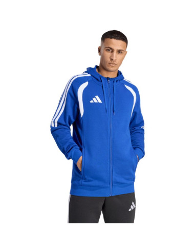 Bluza męska adidas tiro 26 league sweat full zip hoodie niebieska kf9105