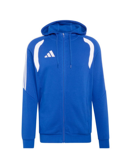 Bluza męska adidas tiro 26 league sweat full zip hoodie niebieska kf9105