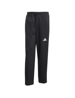 Spodnie męskie adidas essentials three stripes fleece wide leg czarne jm1770 2