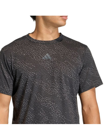 Koszulka męska adidas d4t power aop tee czarna kf3097