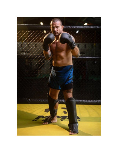 Ochraniacze na piszczele m - black master