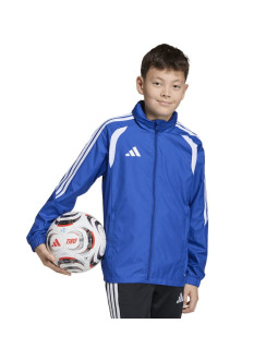 Kurtka dla dzieci adidas tiro 26 league windbreaker niebieska jy9723