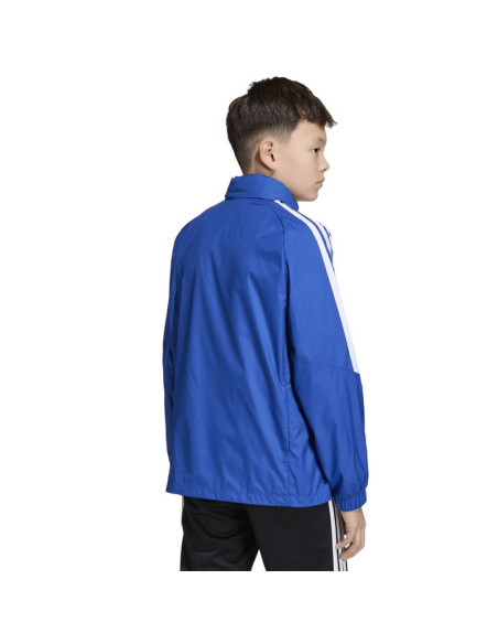 Kurtka dla dzieci adidas tiro 26 league windbreaker niebieska jy9723