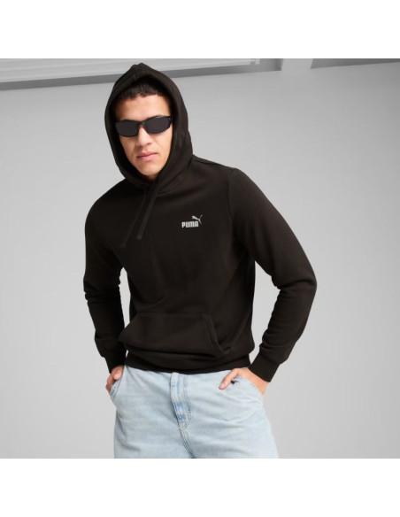 Bluza męska puma ess 2 color small no.1 logo hoodie czarna 684719 01