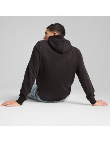 Bluza męska puma ess 2 color small no.1 logo hoodie czarna 684719 01