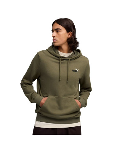 Bluza męska puma ess 2 color small no.1 logo hoodie oliwkowa 684719 81