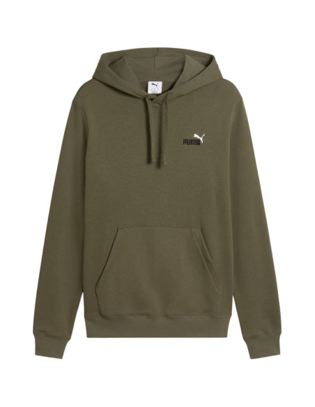 Bluza męska puma ess 2 color small no.1 logo hoodie oliwkowa 684719 81