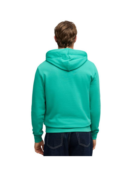 Bluza męska puma ess no.1 logo centered hoodie zielona 692914 40