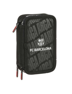 Fc barcelona piórnik z wyposażeniem triple filled pencil case 37 pcs 412625857