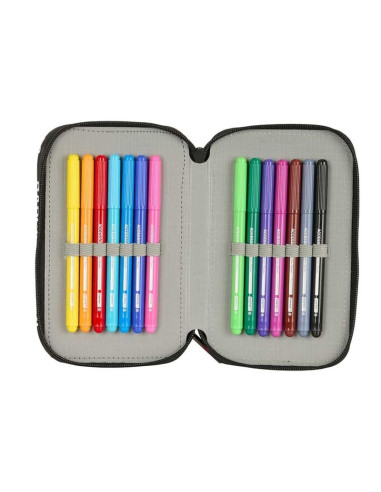 Fc barcelona piórnik z wyposażeniem triple filled pencil case 37 pcs 412625857