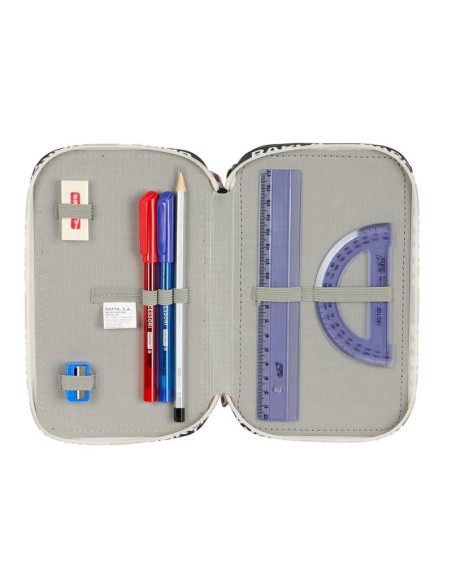 Fc barcelona piórnik z wyposażeniem triple filled pencil case 37 pcs 412625857