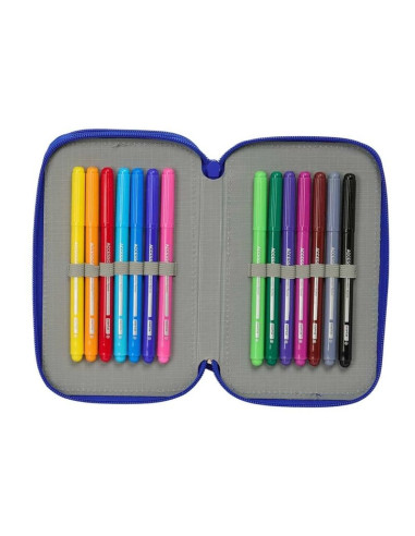 Real madryt piórnik z wyposażeniem triple filled pencil case 37 pcs 412624857