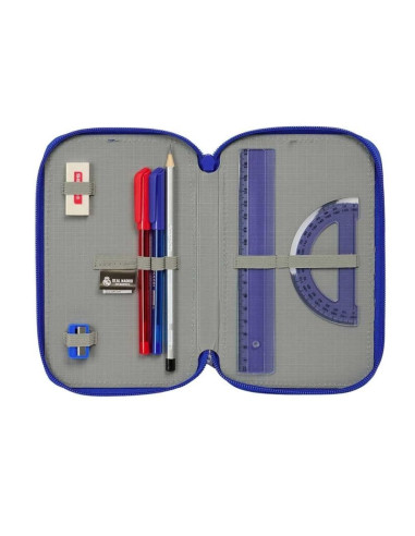 Real madryt piórnik z wyposażeniem triple filled pencil case 37 pcs 412624857