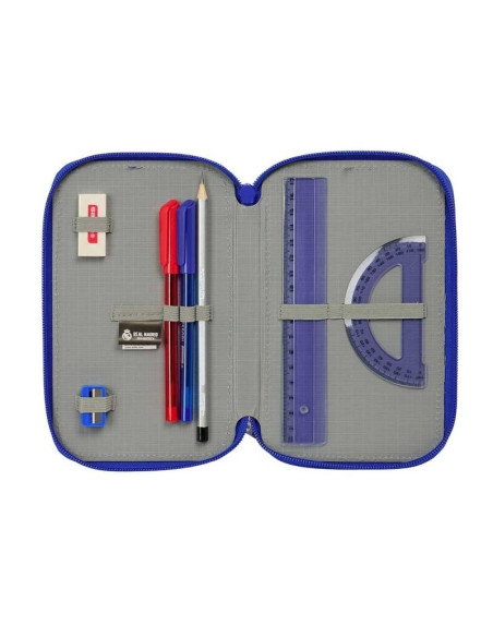 Real madryt piórnik z wyposażeniem triple filled pencil case 37 pcs 412624857