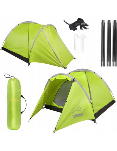 Promis namiot turystyczny(90+205)x180x120 nt80