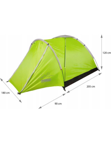 Promis namiot turystyczny(90+205)x180x120 nt80