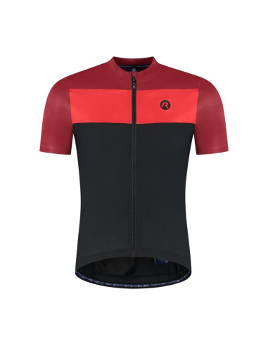 Rogelli koszulka core block czarno-czerwona 5xl