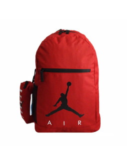 Plecak szkolny air jordan school backpack gym red + piórnik -  9b0503-r78