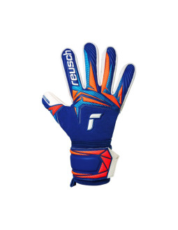 Rękawice bramkarskie reusch attrakt advance niebieskie 5670215 4126 2